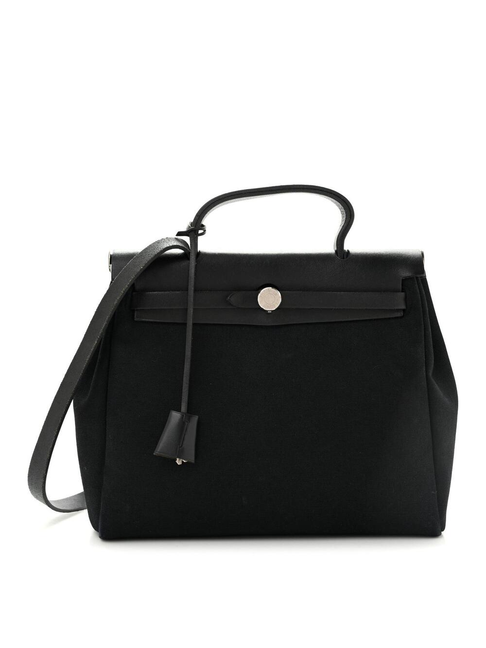 Hermes Toile Vache Calfskin Herbag 30 #374020H12B